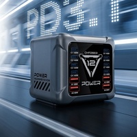 Chargeur USB Type C 1200W avec lumière RVB, charge rapide PD3.1 QC3.0 QC4.0 pour ordinateur portable en moins de 30 minutes, adaptateur de téléphone portable portable