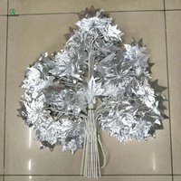 Daun Maple berwarna-warni buatan cabang jatuh Semak Maple untuk Festival Thanksgiving Natal dekorasi karangan bunga