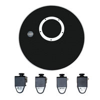 Kit de déclenchement externe pour grosse caisse 22 pouces UNLOCK, 3 toms RT-30, 1 caisse claire, peau de batterie maillée 22 pouces, compatible avec les modules sonores Roland et Yamaha