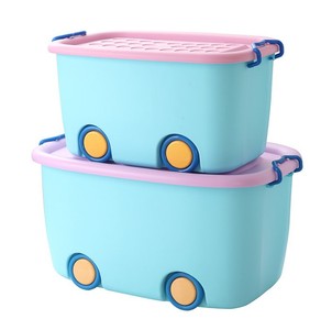 Genuine Orange Color Detachable Functional Design Silver Color Plastic Storage Bins Boxes