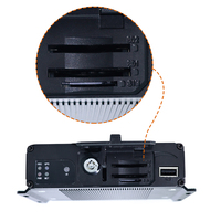 Enregistreur mobile DVR AHD 4 canaux H.265 1080P avec GPS 4G WiFi G-Sensor DC10-36V Tension large plage Max 1 To de stockage MDVR pour véhicule