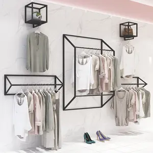 Fashion Women Cloth Shop Interior Design Ideas, garment showroom clothing display rack