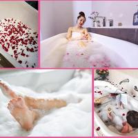 Kelopak Mawar Merah Grosir, Bunga Asli Bersih untuk Konfeti Pernikahan, Mandi Spa, Dekorasi, Rempah & Herbal Mentah