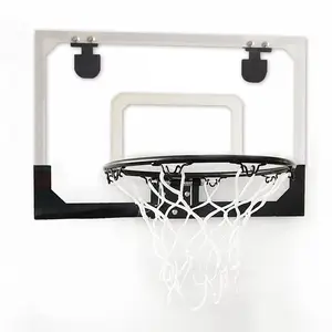 2023 Keluaran Baru 18 "X 12" Luar Ruangan Portabel Dapat Disesuaikan Mini Basket Hoop Set untuk Pintu