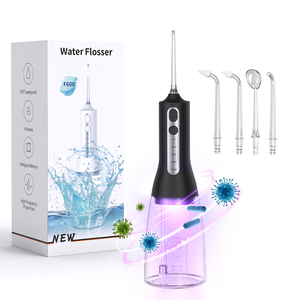 Nuevo Mini <span class=keywords><strong>precio</strong></span> <span class=keywords><strong>de</strong></span> fábrica <span class=keywords><strong>Irrigador</strong></span> <span class=keywords><strong>bucal</strong></span> portátil <span class=keywords><strong>de</strong></span> alta calidad 300ml IPX7 Flosser <span class=keywords><strong>de</strong></span> agua para viajes y uso doméstico 1600 Pulse - Product Image 1