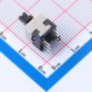 8.5-8.5 WS Push Button Switch Through hole Component THT Switch Double Pole Double Throw No Lock Rectangle Plunger Through Hole - Product Image 2