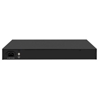Commutateur PoE 4COVR 400W sans ventilateur, 24 ports, 802.3af/at, Full Gigabit, 2*1Gbps Uplink, VLAN, pour système de caméra de sécurité PoE