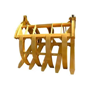 Gỗ log lấy xô loader máy xúc Digger phụ tùng Lumber forks lấy máy