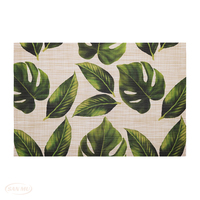 Sets de table rectangulaires imprimés, décoration minimaliste pour la maison, dessin animé créatif, antidérapants, isolants thermiques, sous-verres, vente en gros