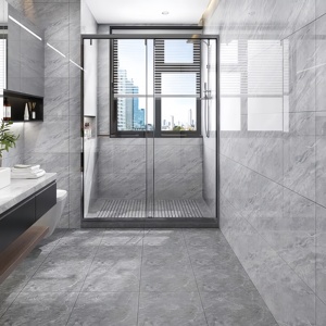 Hiện đại tất cả các gạch ốp tường từ Quảng Đông Phật Sơn 400x800 màu xám toàn thân gạch đá cẩm thạch cho nhà bếp phòng tắm cho phòng khách - Product Image 5