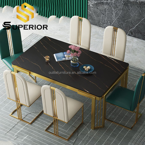 Americano 7ft <span class=keywords><strong>pizarra</strong></span> comedor Mesa de <span class=keywords><strong>la</strong></span> sala de <span class=keywords><strong>restaurante</strong></span> sinterizado Mesa de Piedra - Product Image 2