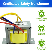 Transformateur 220v à 24v 12V 36V 48V 9V sorties bobine de cuivre matériel transformateur élévateur