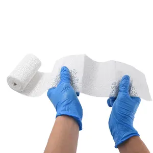 Di alta qualità gesso elastico ortopedico cura bendaggio ad asciugatura rapida colata gesso di parigi Medical Casting bendaggio