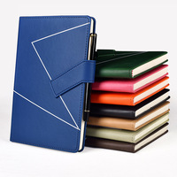 Carnet de notes A5 à couverture rigide en cuir/tissu de l'université avec logo personnalisé imprimé pour une utilisation promotionnelle en entreprise