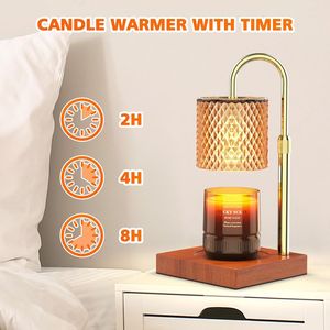Lámpara Calentadora de Velas Eléctrica Moderna Db con Regulador de Intensidad, Temporizador, Altura Ajustable, Enchufe Australiano, para Decoración del Hogar, Aromaterapia, de Mesa, en Latón - Product Image 4