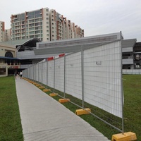 Paneles de Cerca Temporales Removibles para Australia, 2.1x2.4m, Galvanizados en Caliente, para Construcción, Portátiles, de Seguridad para Exteriores