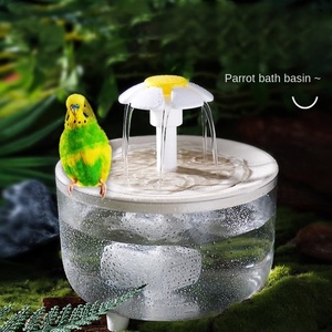 Plateau en plastique automatique Bain d'oiseaux Peaux de pivoine <span class=keywords><strong>Baignoire</strong></span> pour oiseaux Animaux domestiques-Chiens et chats Respirant Caractéristique Boîte d'emballage - Product Image 2