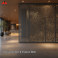Panneau décoratif en aluminium découpé au laser, revêtement métallique sculpté résistant aux intempéries pour façade murale Alumtimes
