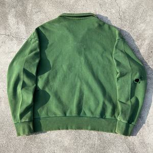 Sudadera con capucha y media cremallera estilo streetwear desgastado por el sol, personalizada, de peso pesado, oversize, con lavado ácido y efecto desgastado - Product Image 2