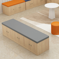 Banc de rangement pour chaussures en bois massif, style moderne, pour entrée, couloir, zone de repos, avec dossier