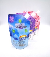 Sachets de rechange en plastique de 1000ML, sac écologique pour vêtements, soins infirmiers, tissu de blanchisserie, adoucissant, 50 pièces
