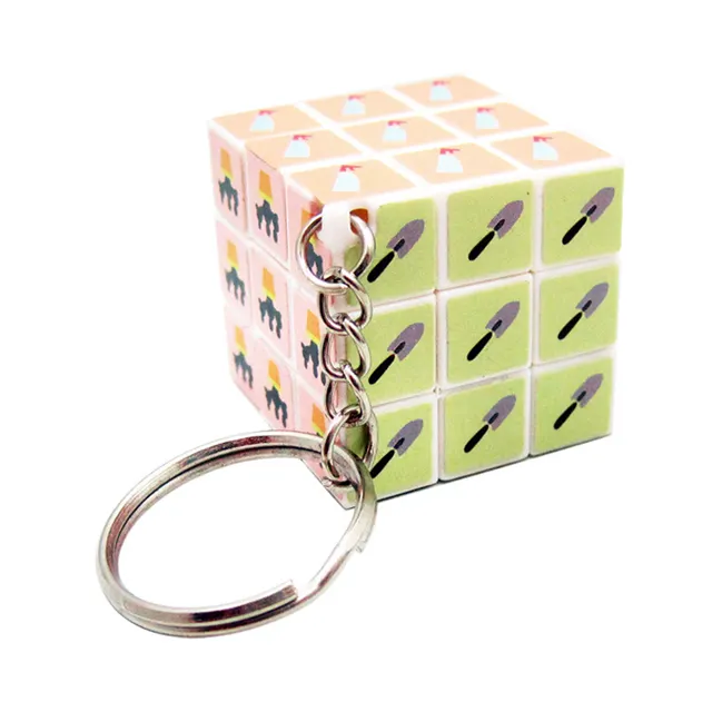3cm Mini Rubik Cube teclado rompecabezas juguete para regalo