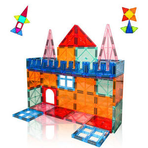 Vente flash - Briques de construction magnétiques en plastique colorées, blocs éducatifs pour enfants en ensembles, âges 4-14 ans, certifiés sécurité - Product Image 4