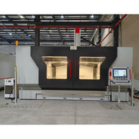 Centre d'usinage vertical CNC 5 axes automatique de haute précision série SKY, fraiseuse robuste avec broche HSK F63/A100 et 24 outils