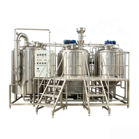 Système de brassage de bière haute capacité 4000L 3V Brewhouse Brewtech pour la vente