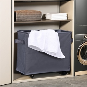 Bánh có thể gập lại giặt Giỏ ráp treo tổ chức cho dễ dàng bẩn quần áo Giao thông vận tải - Product Image 5