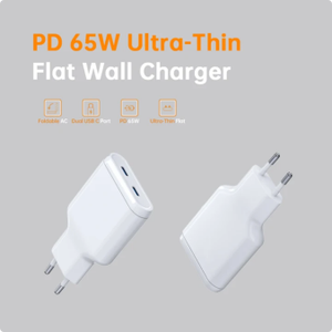 <span class=keywords><strong>Cargador</strong></span> Superrápido PD de 65 W, Carga Rápida QC3.0+, Múltiples Puertos, 2 Conectores Tipo C para iPhone, iPad, <span class=keywords><strong>Mac</strong></span>, Samsung, Compacto, Plegable, Portátil, Delgado - Product Image 6
