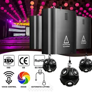 Disco ball fascio rgb led pixel tubo bar per notte sistema di illuminazione 3d luci esterne striscia cinetica palloni da calcio luce