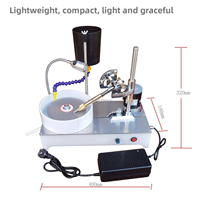Petite machine électrique de gravure et de facettage pour jade et agate, outil de meulage et de polissage de pierres précieuses, couteau de finition pour bijoux et équipement