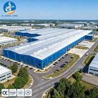 Almacén Industrial Prefabricado de Diseño Moderno, Estructura de Acero Prefabricada de Gran Envergadura