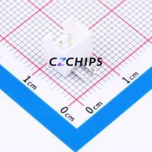 WAFER-XH2.54-2PWZ Wire-to-Board Pin Header Bent Lead Through Hole,P=2.5mm Connector 1x2P 2.5mm Right Angle Insert XH - Product Image 1