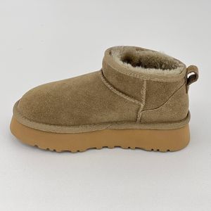 מותג מותאם אישית של נשים שם המותג חורף חם מגפי שלג עם sheepcrown זמש עליון רך עבור פעילויות שלג - Product Image 6