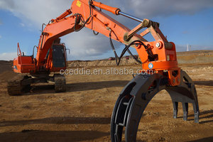 <span class=keywords><strong>Grappin</strong></span> à bois rotatif hydraulique Eddie pour pelle sur chenilles pour machines de 4 à 6 tonnes Déchargement maximal 1500kg Moteur à noyau à usage <span class=keywords><strong>forestier</strong></span> - Product Image 2