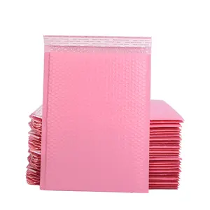 GDCX ถุงเก็บความร้อนสีชมพูขนาดใหญ่พิเศษ,ถุงฟองอากาศขนาดเล็กเบาะรองซองจดหมายสีชมพูอ่อนสำหรับใส่จดหมายฟองกระเป๋าใส่จดหมายฟองสีชมพู