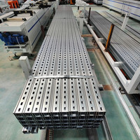 Sistem Braket Panel Surya C Channel 41x41 cm Rel Aluminium Atap Datar Industri