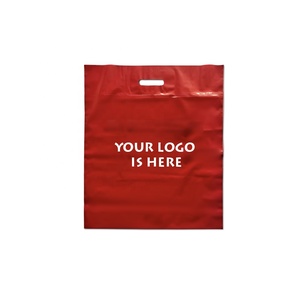 Bolsa de plástico troquelada reforzada de alta calidad con logo personalizado impreso, bolsa de compras de Turquía - Product Image 2