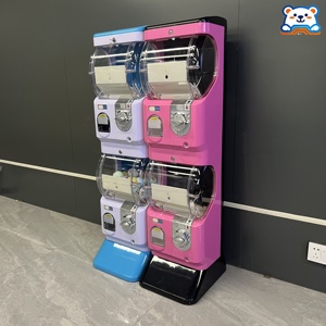 Máquina expendedora de cápsulas metálicas de color blanco original de Guangdong para juguetes sorpresa con huevo, 1 año de garantía, con función de voz en inglés. - Product Image 2