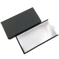 Boîte d'emballage de faux cils à tiroir coulissant rectangulaire avec Logo personnalisé