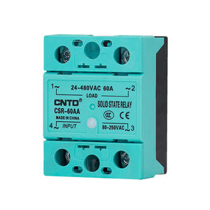 Relé de Estado Sólido Monofásico de Alta Gama CNTD/Changde CSRE-AA con Control de CA de 10-100A, Producto Original del Fabricante - Product Image 1