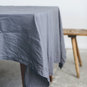 French Natural <b>Linen</b> <b>Table</b> <b>Cloth</b> <b>Table</b> Cover Classic Solid Color Easy Washed Home Hotel Customizable Wholesale - Product Image 3