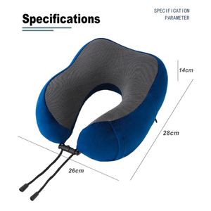 Almohada de Viaje en Forma de U de Espuma Viscoelástica con Logotipo Personalizado Promocional, Almohada de Viaje Ergonómica Lavable en Forma de U para Regalos Corporativos - Product Image 4