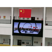 Écran d'affichage LED virtuel 3D à lumière polarisée personnalisé Mur vidéo LED