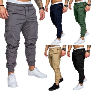 Pantalon <span class=keywords><strong>Jogger</strong></span> Homme Coupe Droite Décontracté Léger Taille Mi-Haute Mode - Product Image 1