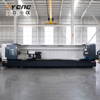 Torno CNC CK61100, Máquina de Torneado CNC Automática para Mecanizado de Metales Pesados
