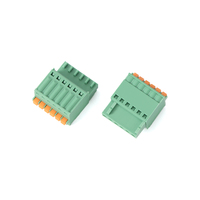 2.5mm Brass Pluggable PCB Connector with Spring Terminal Block