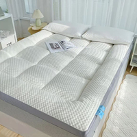 Surmatelas rafraîchissant Queen Size avec surmatelas intégré matelassé, protège-matelas ajusté à poches profondes, antistatique, en mousse à mémoire de forme massante